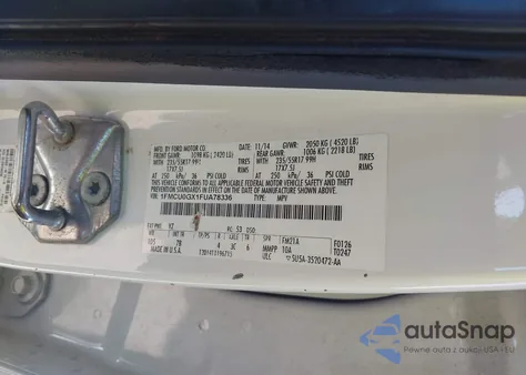 2015 Ford Escape Se z USA, uszkodzony, nr VIN 1FMCU0GX1FUA78336